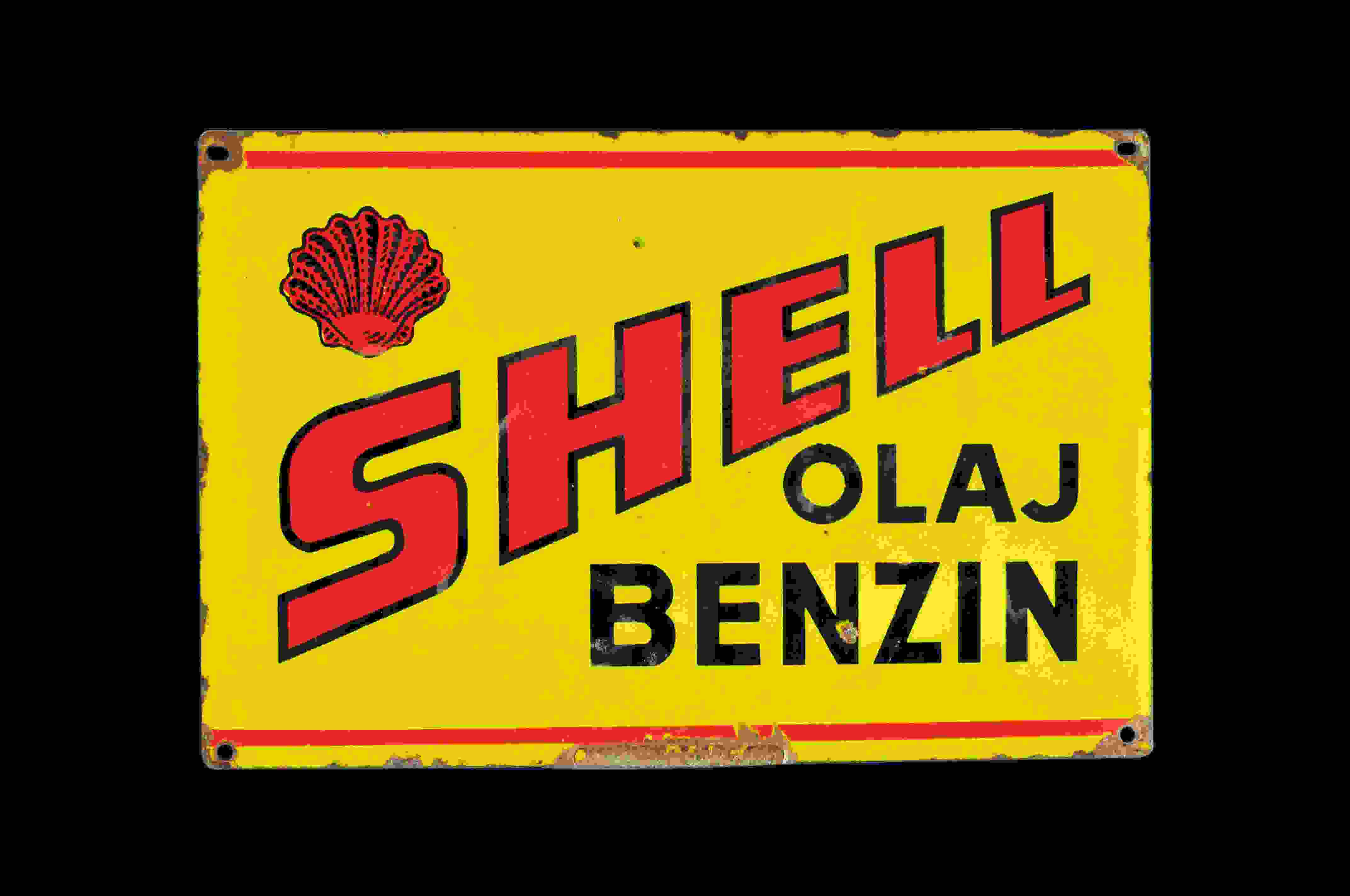 Shell Olaj Benzin 