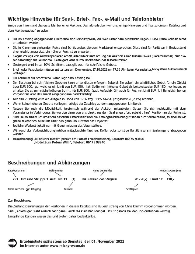 bild konnte nicht geladen werden für comic auktion 43