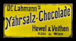 Dr. Lahmann's Nährsalz-Chocolade 