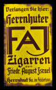 FAJ Friedr. August Israel Zigarren 