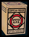 Kaffee Hag Blechdose 