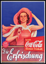 Coca-Cola Plakat Die Erfrischung 