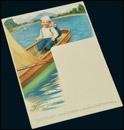 Hansi Schokolade Menuekarte/Postkarte 