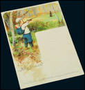 Hansi Schokolade Menuekarte/Postkarte 