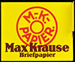 Max Krause Briefpapier 