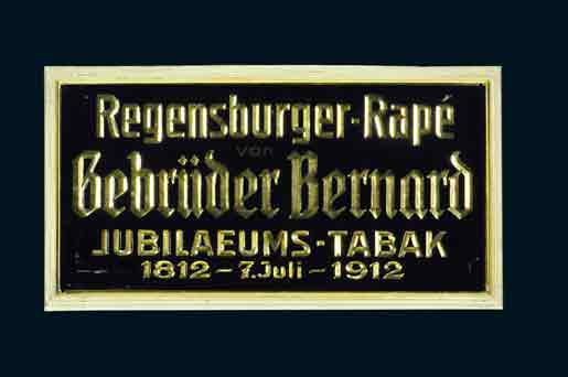 Regensburger Rapé Gebrüder Bernard 