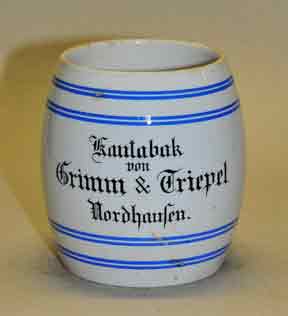 Grimm & Triepel Kautabak Fäßchen 