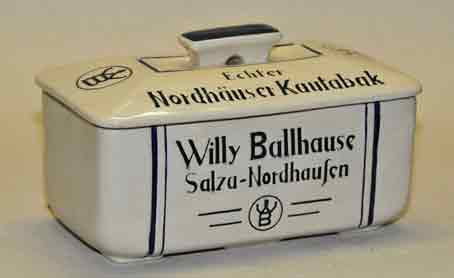 Willy Ballhause Nordhäuser Kautabak 