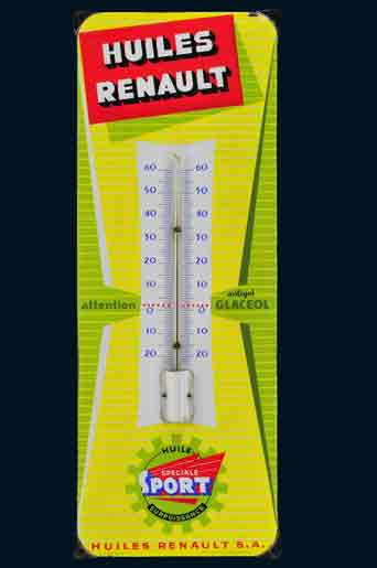Renault Huiles Thermometer 