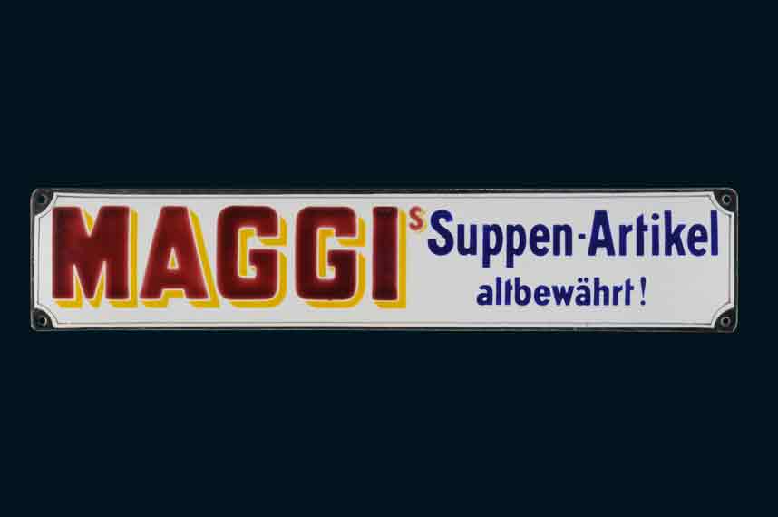 Maggi's Suppen-Artikel Altbewährt! 