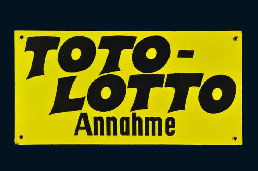 Toto-Lotto Annahme 