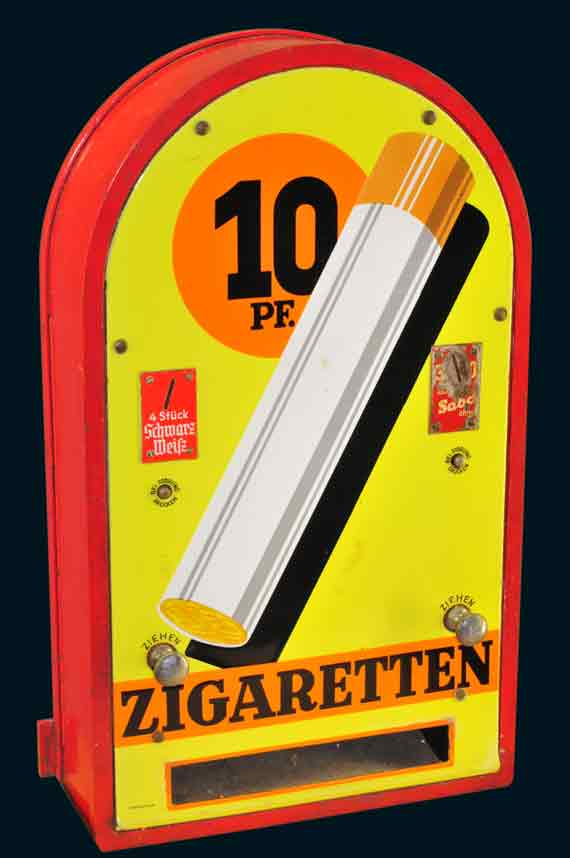 Automat: 10 Pfg Cigaretten 