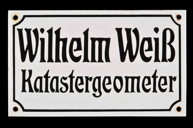 Wilhelm Weiß Katastergeometer 