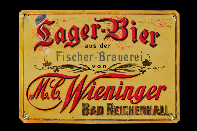 Lager-Bier Fischer Brauerei Wieninger 