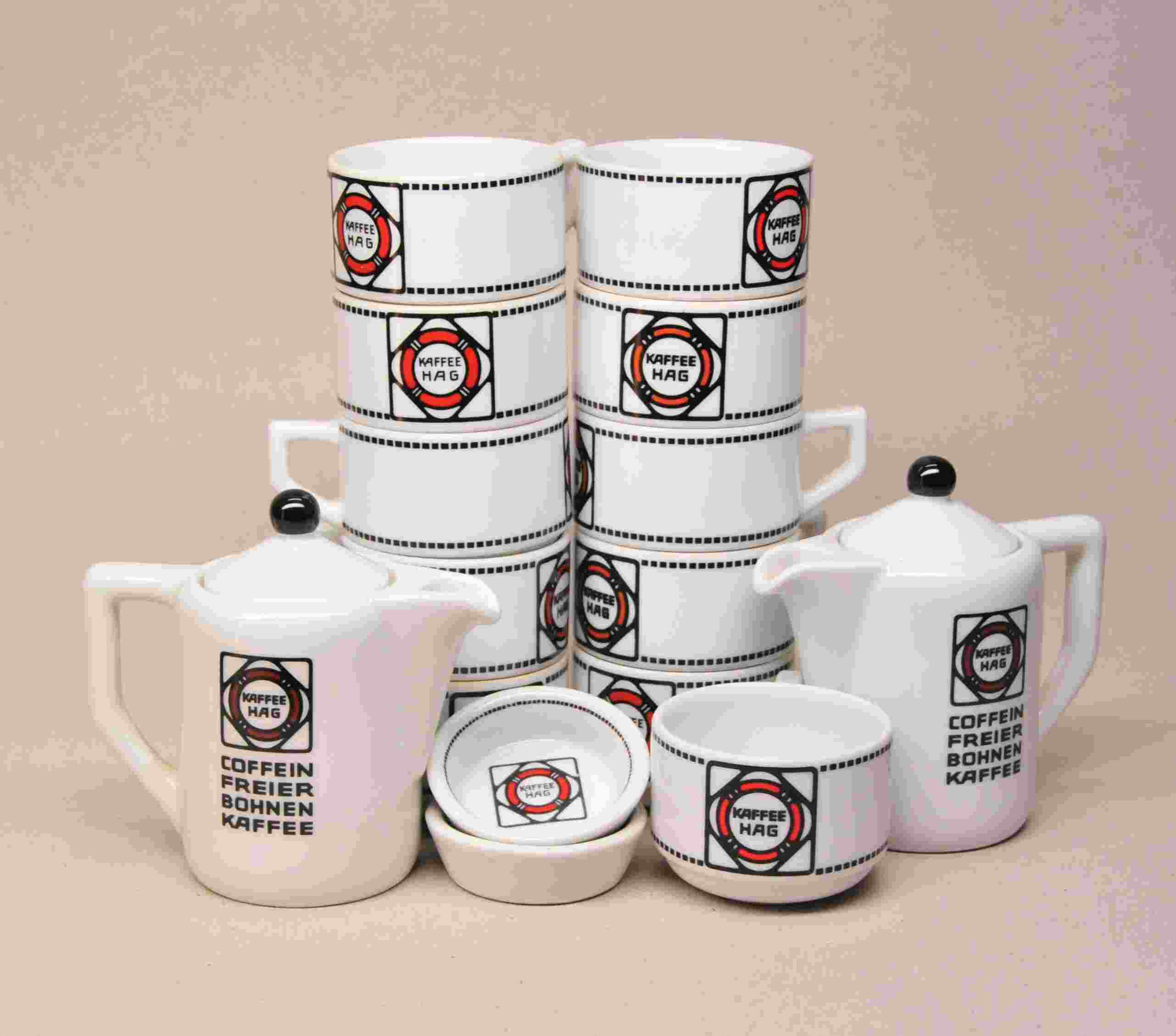 Kaffee Hag Konvolut Porzellangeschirr 