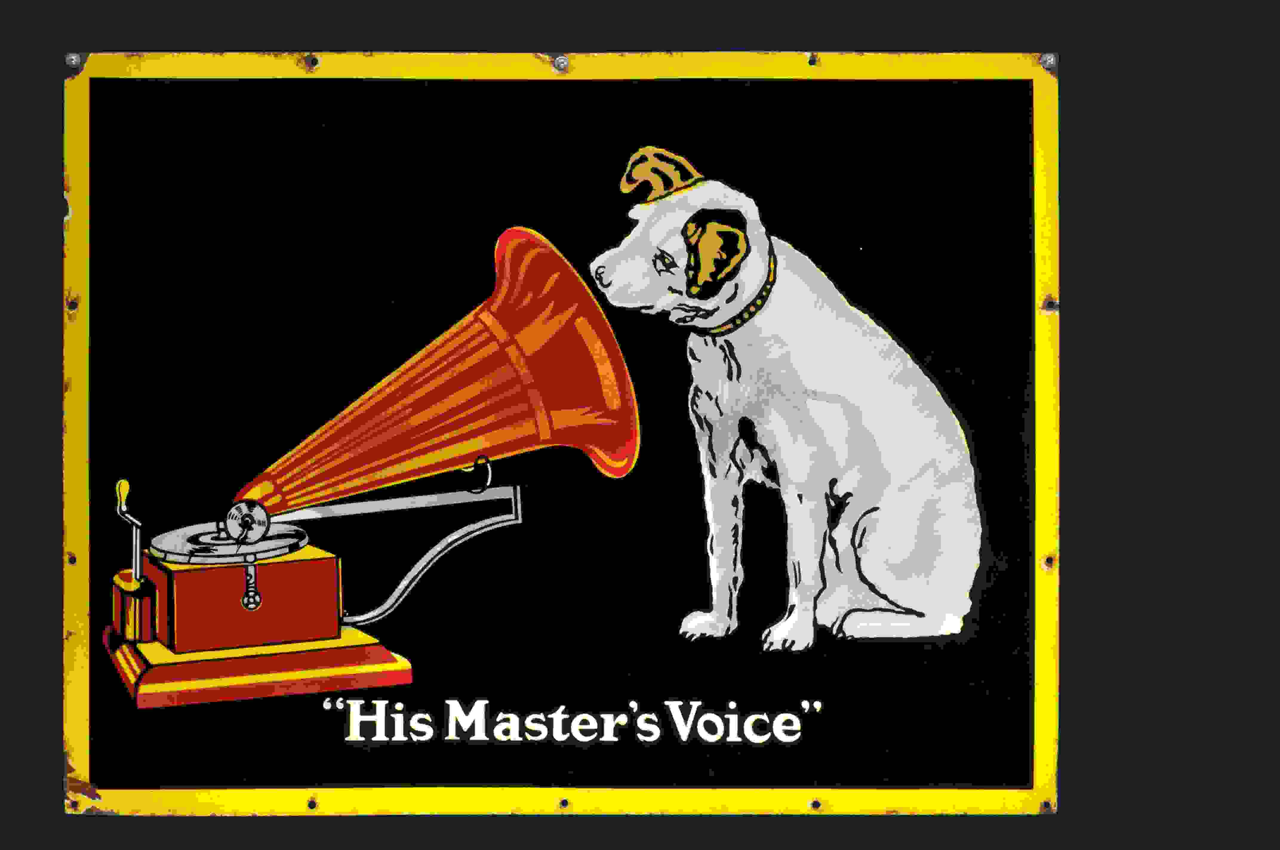 HMV His Masters Voice Reproduktion 