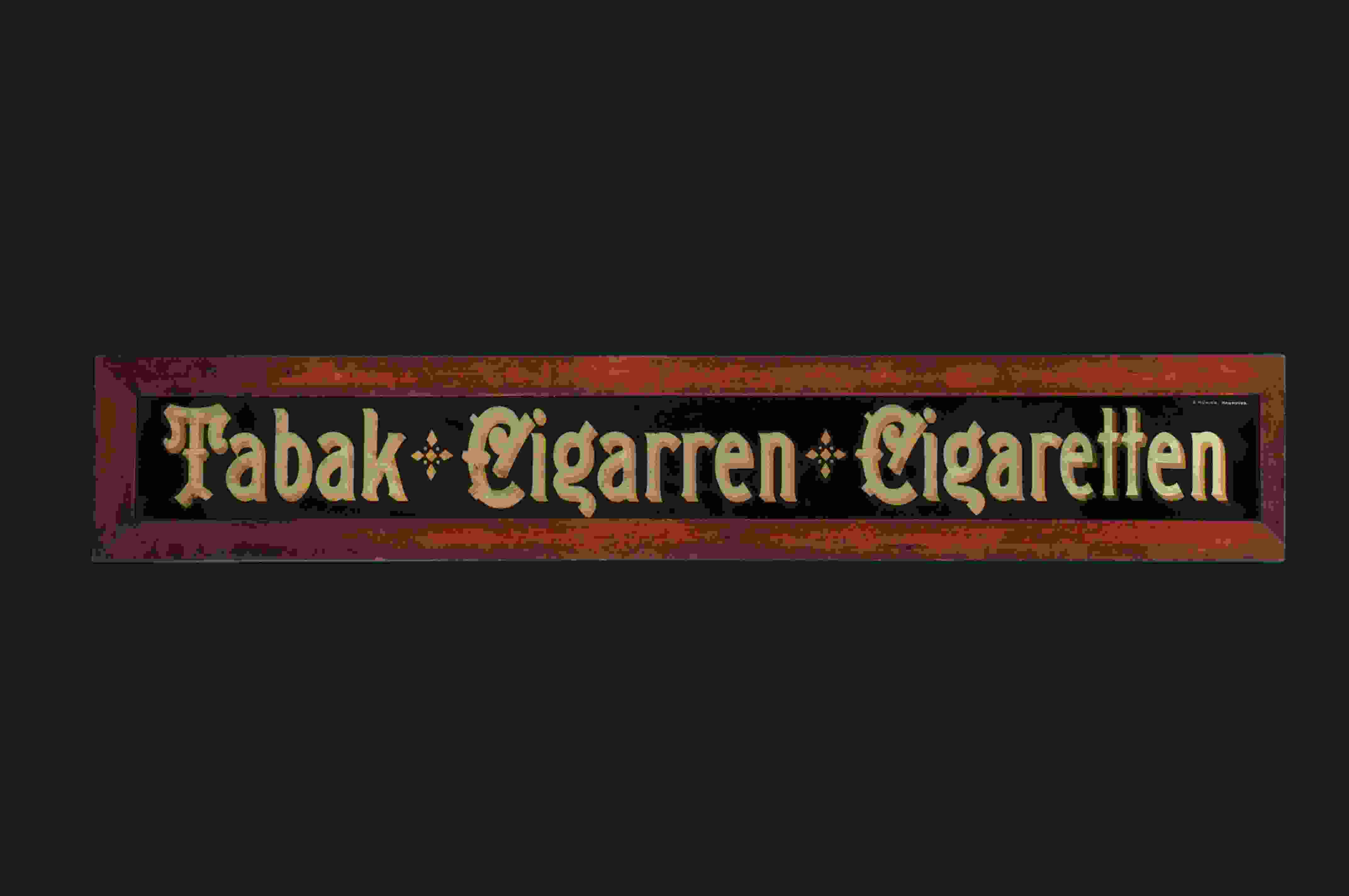 Tabak, Cigarren, Cigaretten 