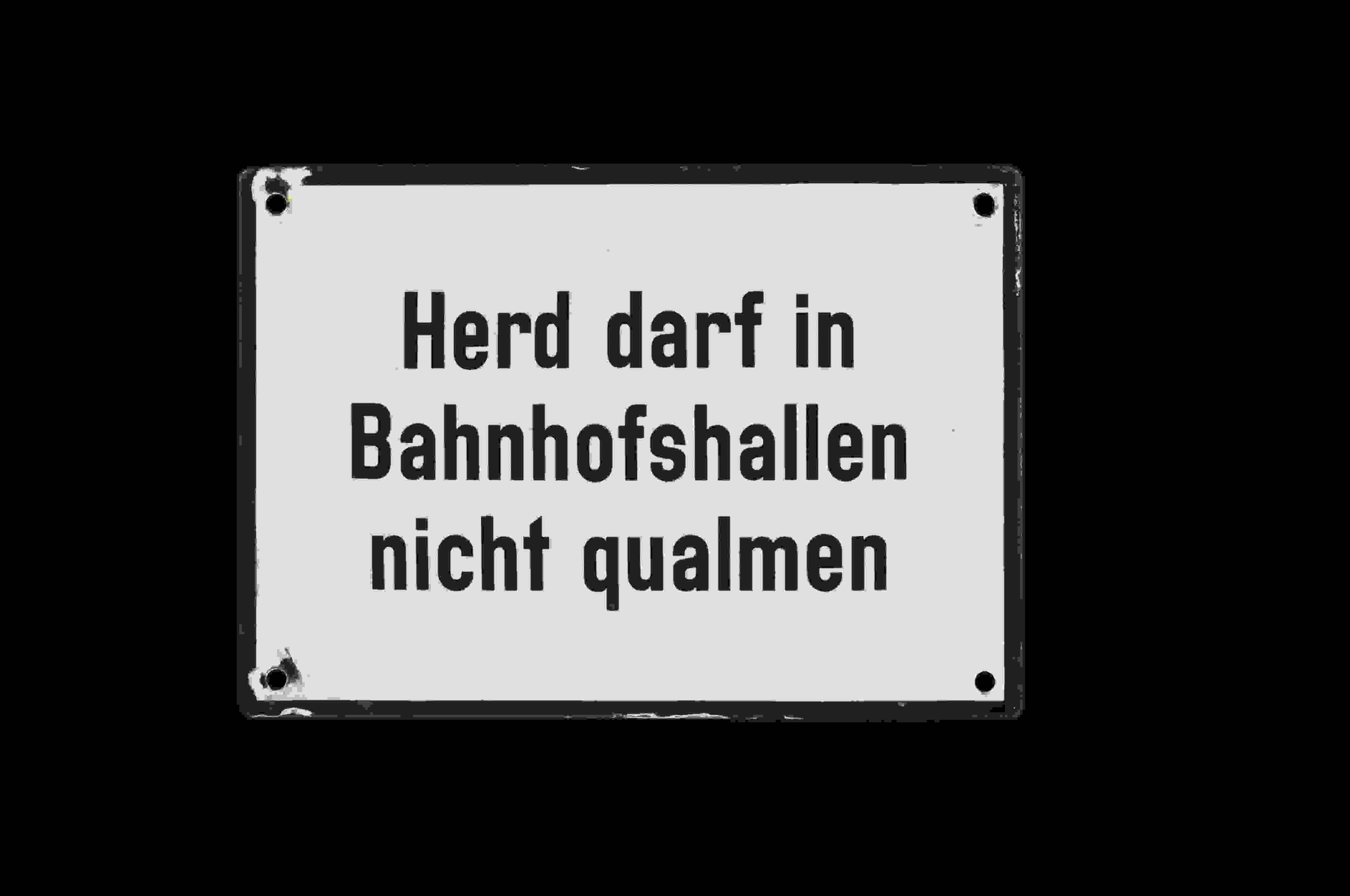 Herd darf in Bahnhofshallen 