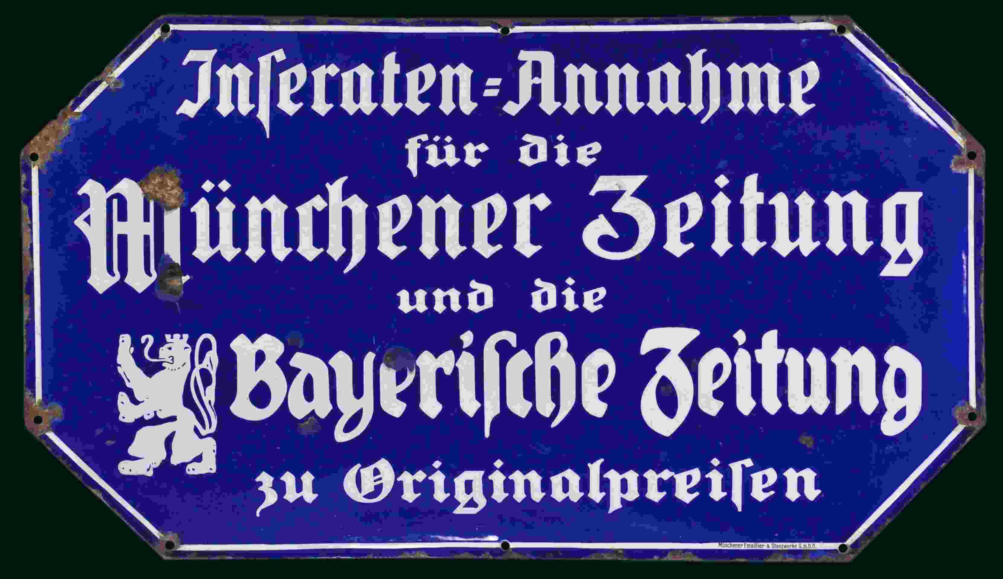 Münchener Zeitung und Bayerische Zeitung 
