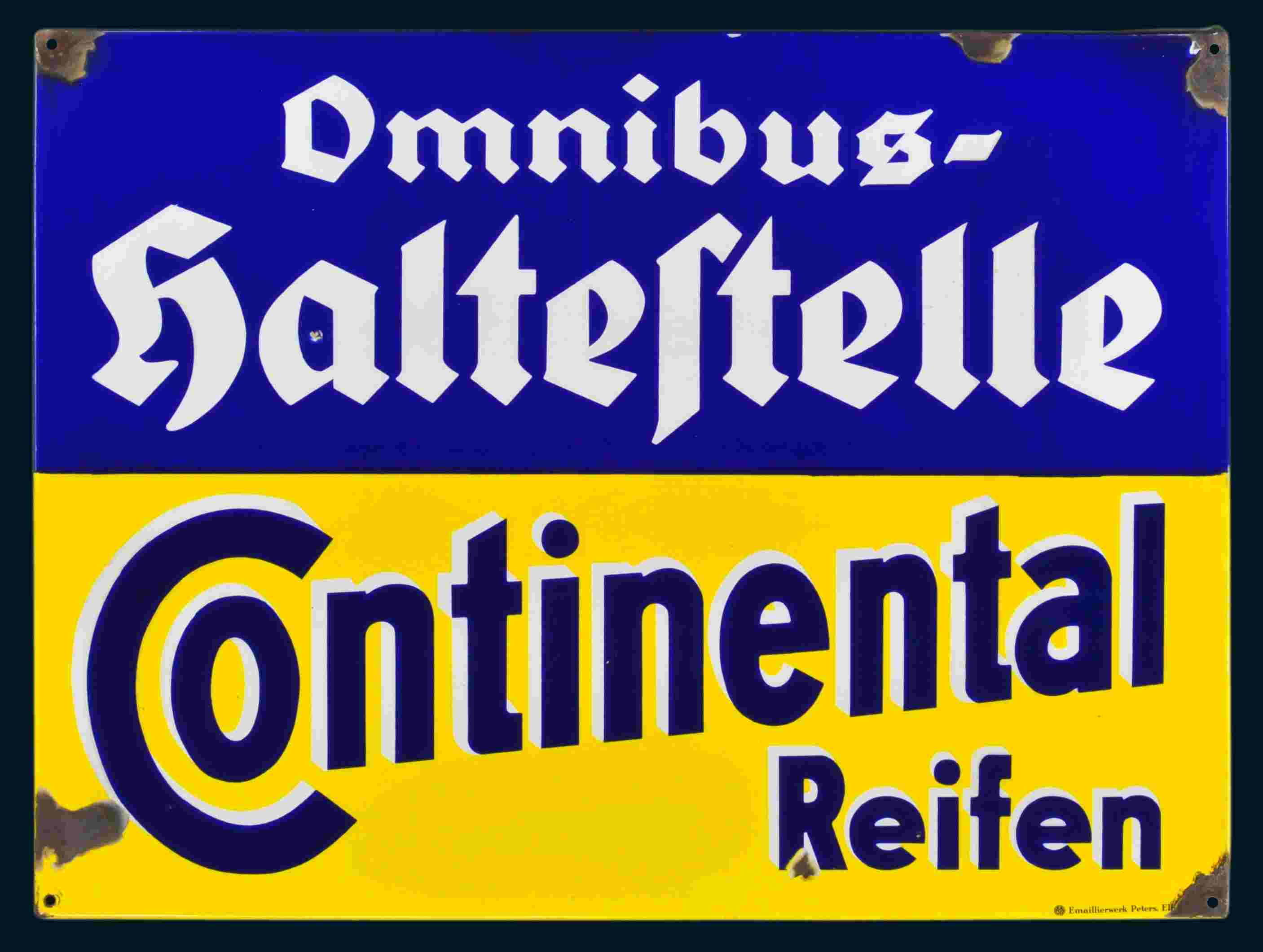 Continental Reifen / Omnibus Haltestelle 