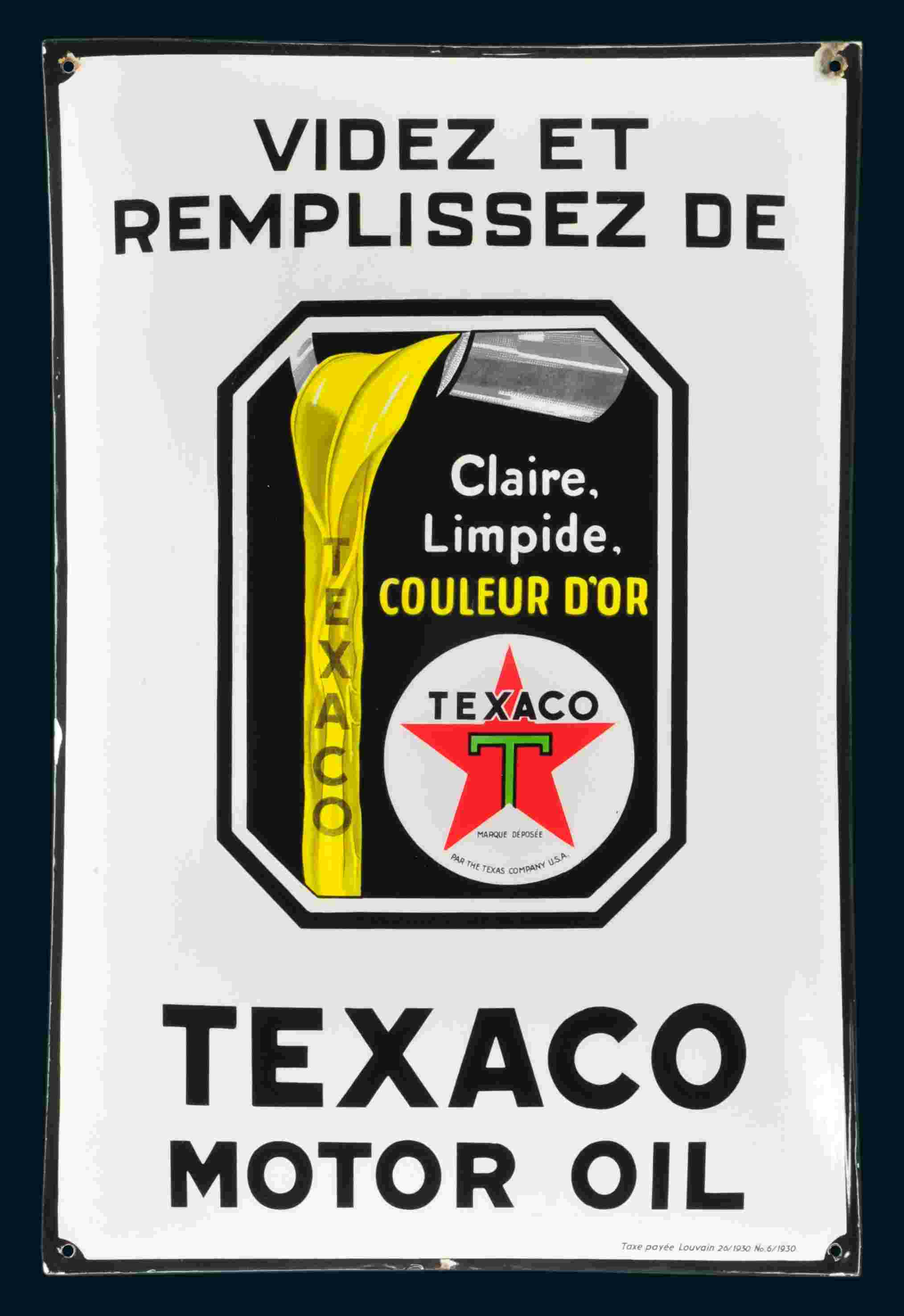 Texaco Motor Oil 