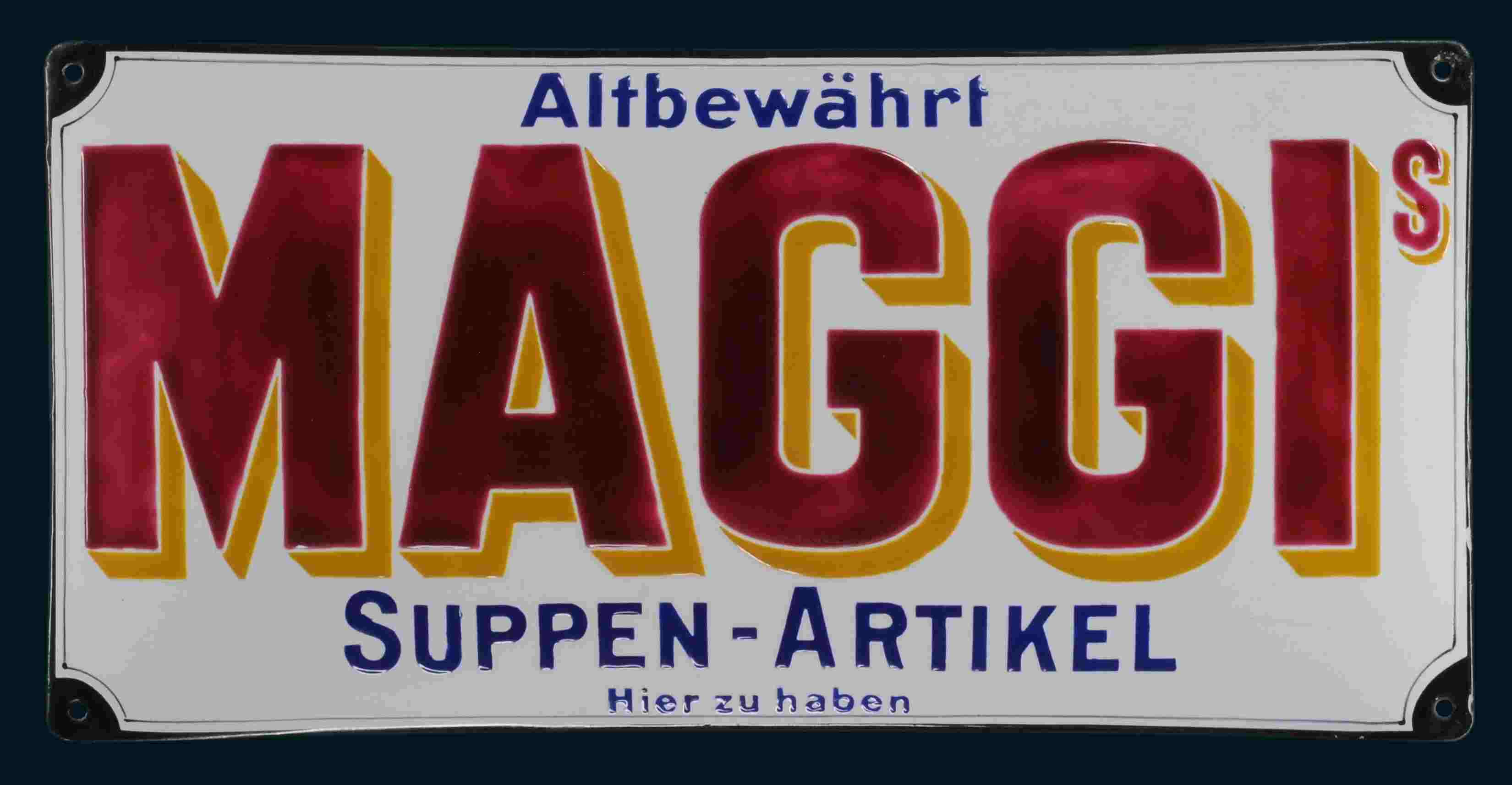 Maggi's Suppen-Artikel Altbewährt 