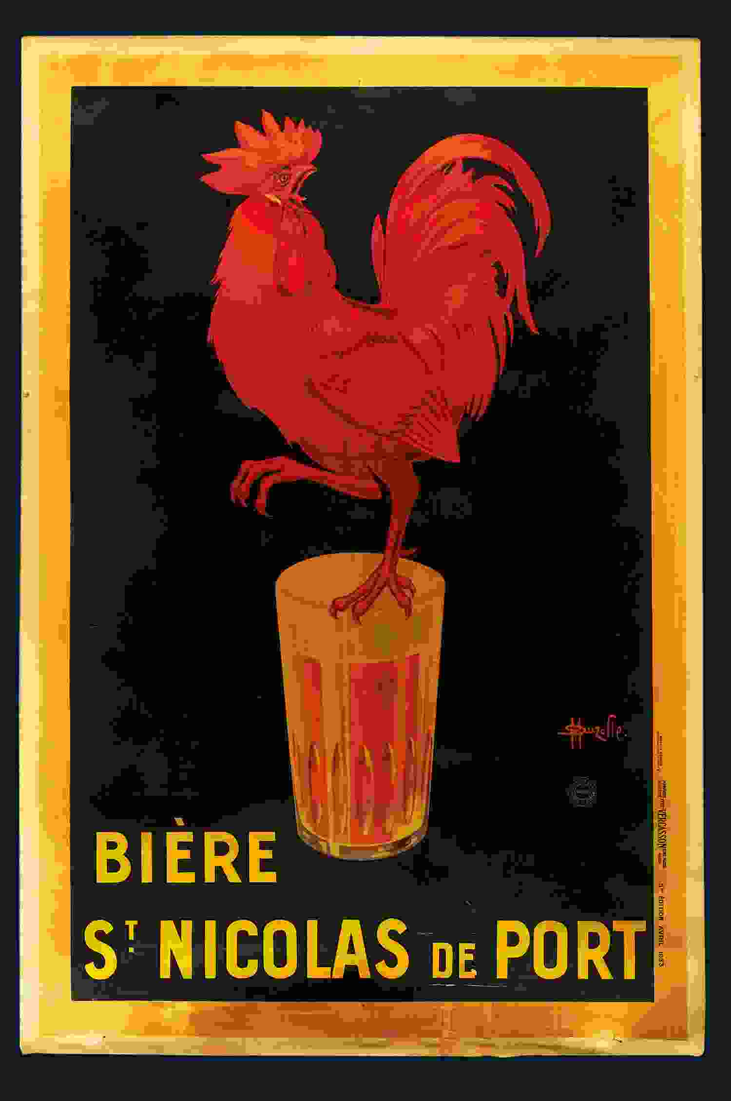 St. Nicolas Bière Plakat 