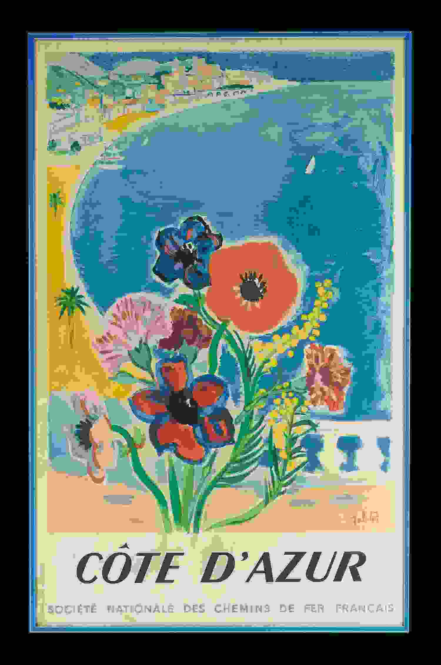 Cote d'Azur Plakat 