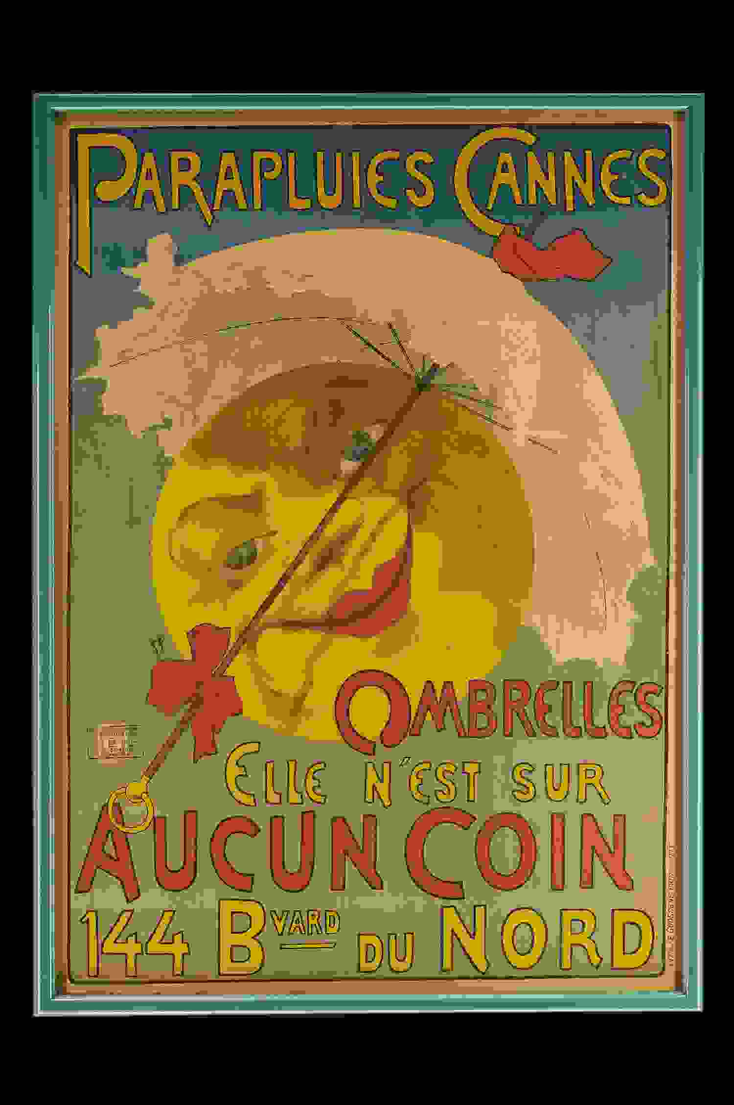 Parapluies Cannes Plakat 