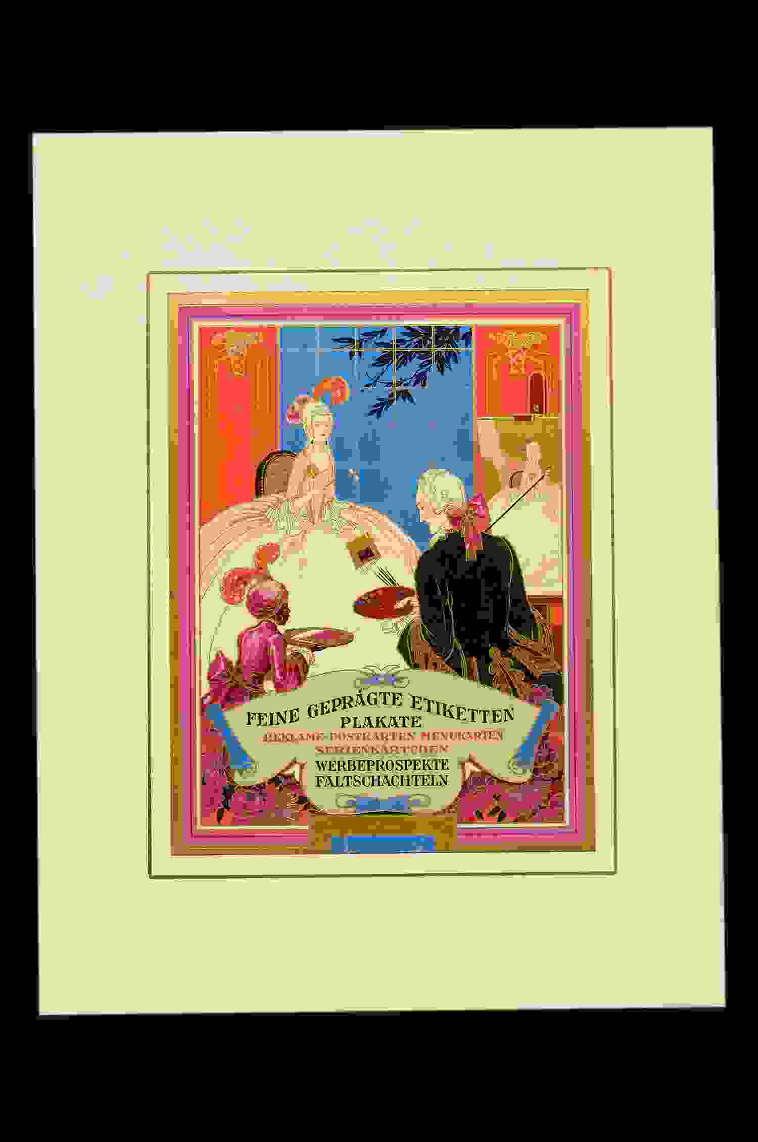 Feine geprägte Etiketten…  