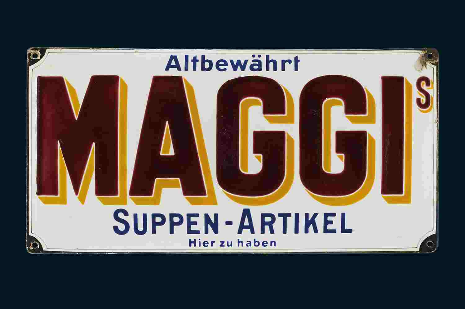 Maggi's Suppen-Artikel Altbewährt 