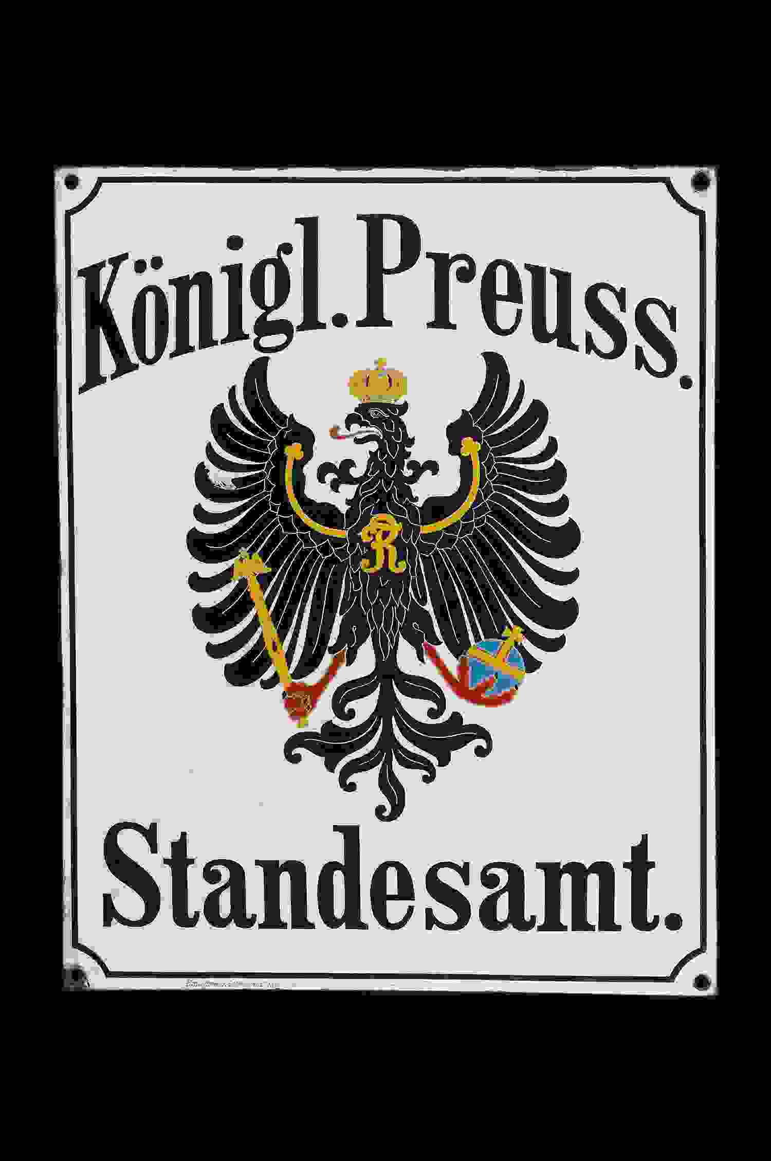 Königl. Preuss. Standesamt 