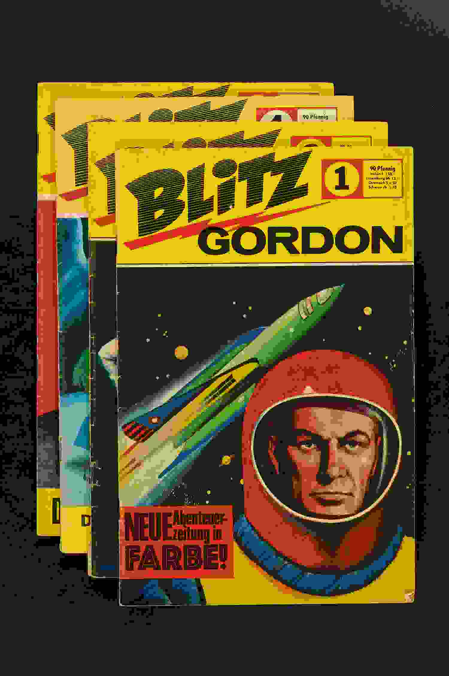 Blitz Gordon Konvolut 4 Hefte 