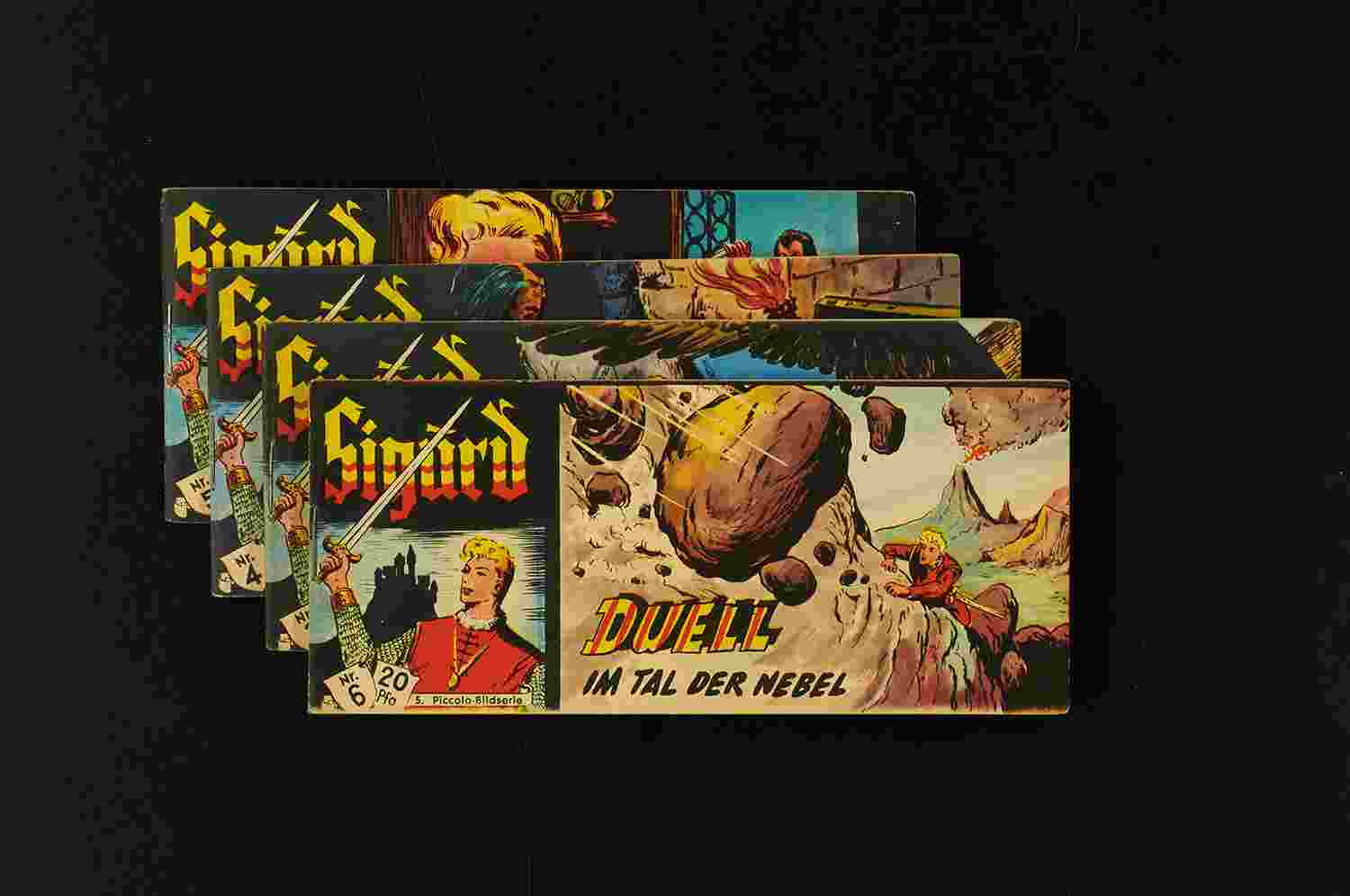 Sigurd Picc. 20 Pf. Konvolut 4 Stk. 