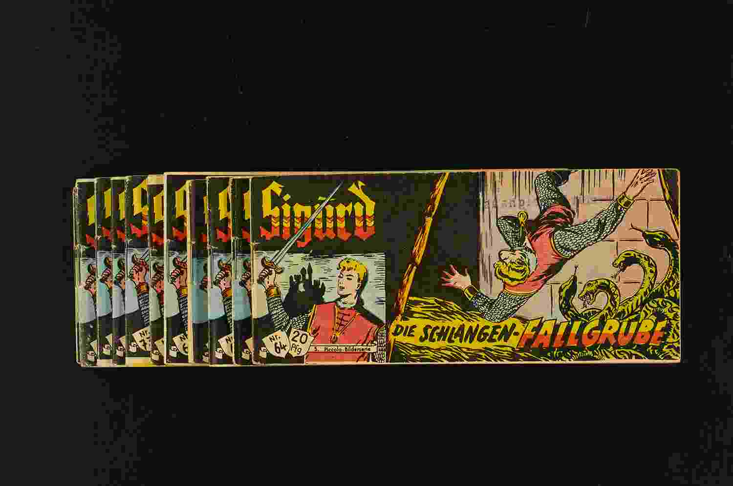 Sigurd Picc. 20 Pf. Konvolut 11 Stk. 