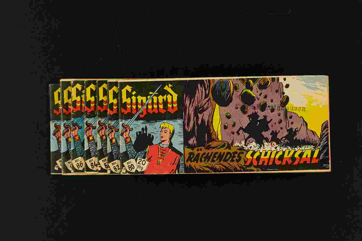 Sigurd Picc. 20 Pf. Konvolut 7 Stk. 