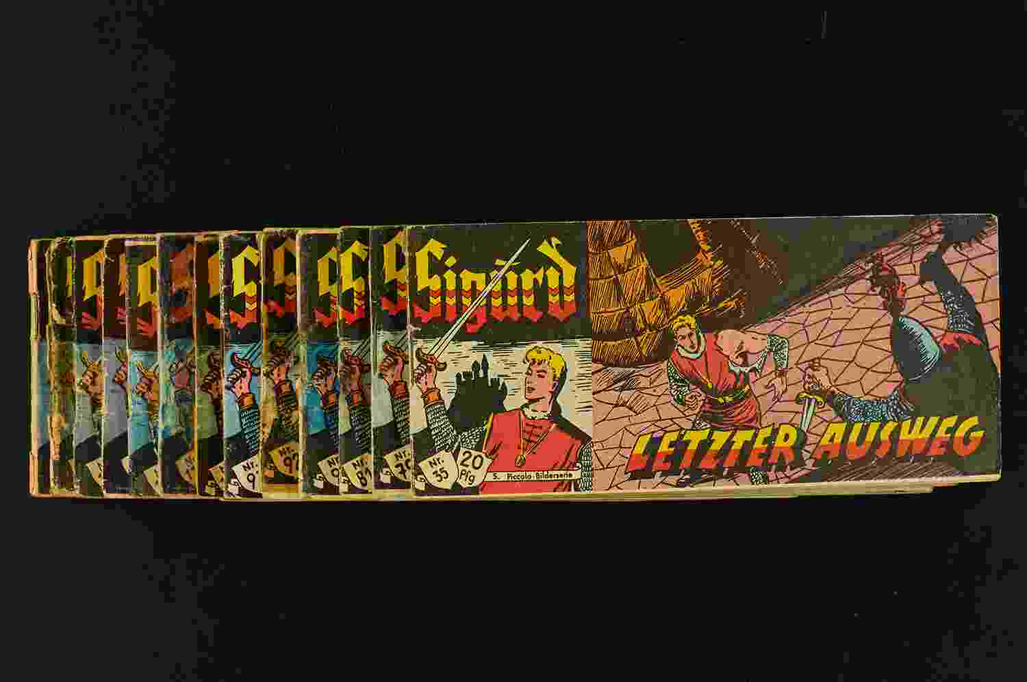 Sigurd Picc. 20 Pf. Konvolut 14 Stk 