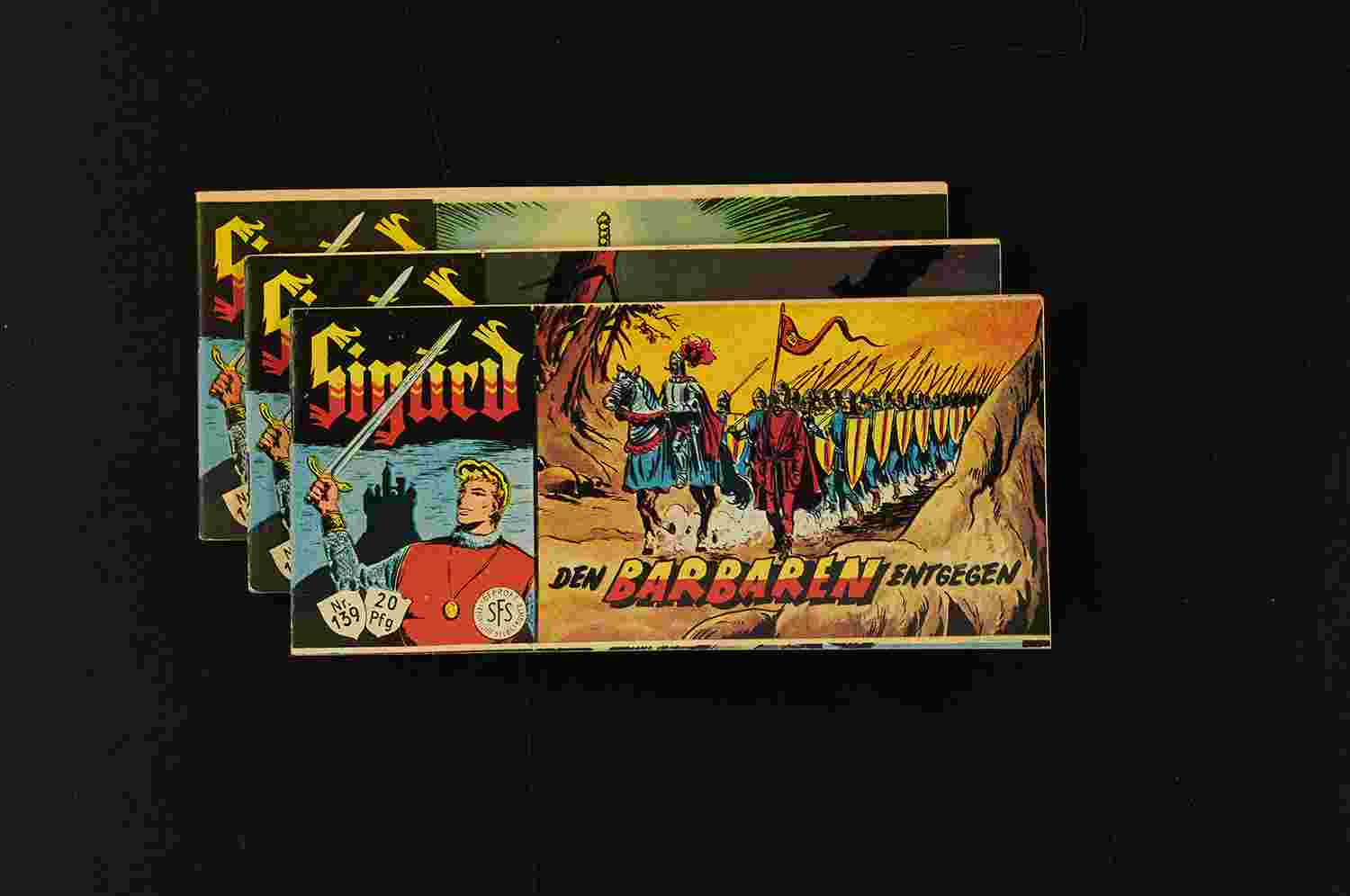 Sigurd Picc. 20 Pf. Konvolut 3 Stk. 