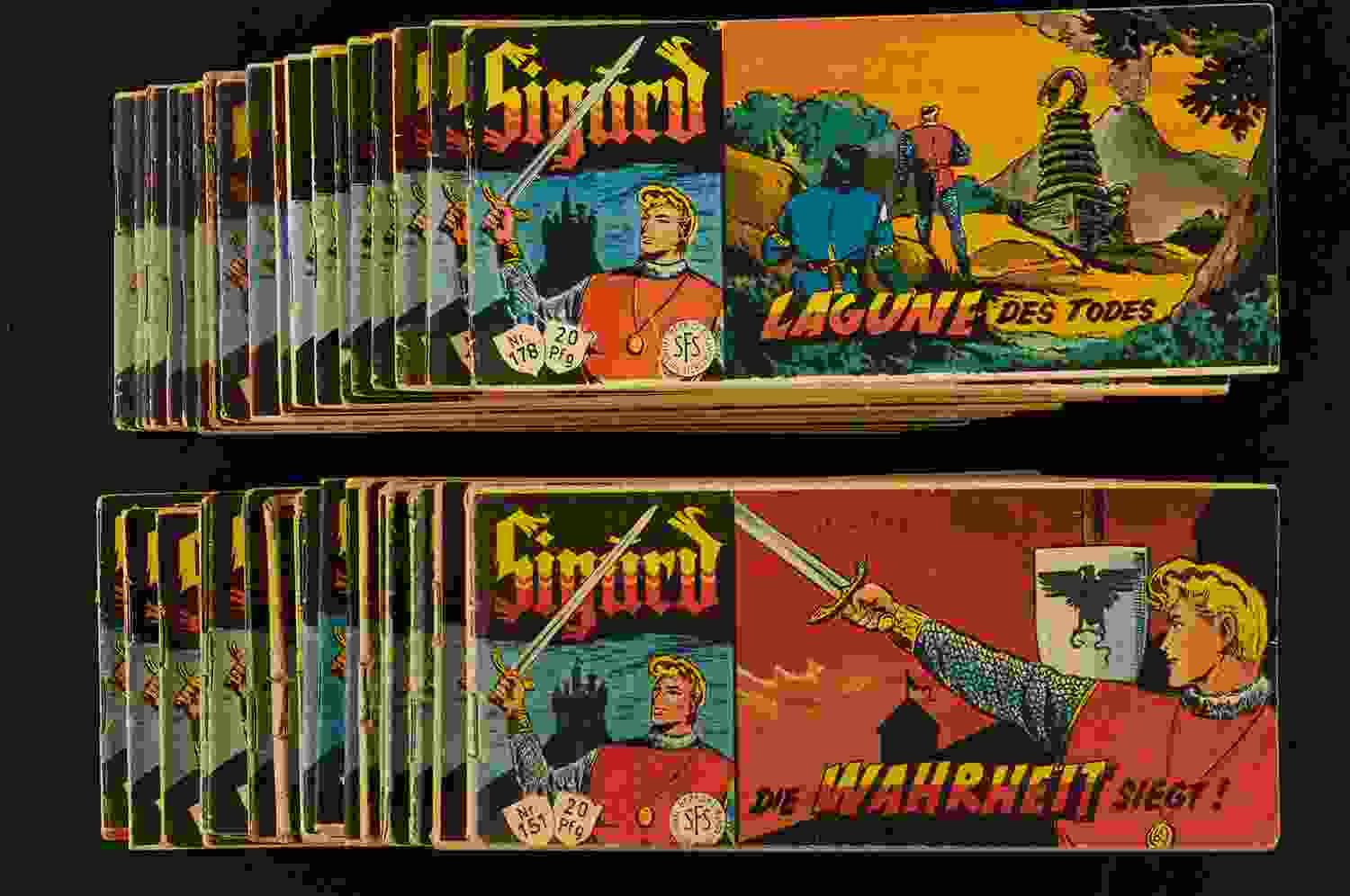 Sigurd Picc. 20 Pf. Konvolut 50 Stk. 