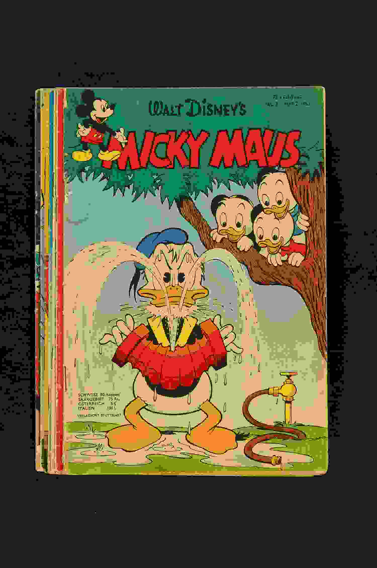 Micky Maus 1953 Konvolut 9 Hefte 