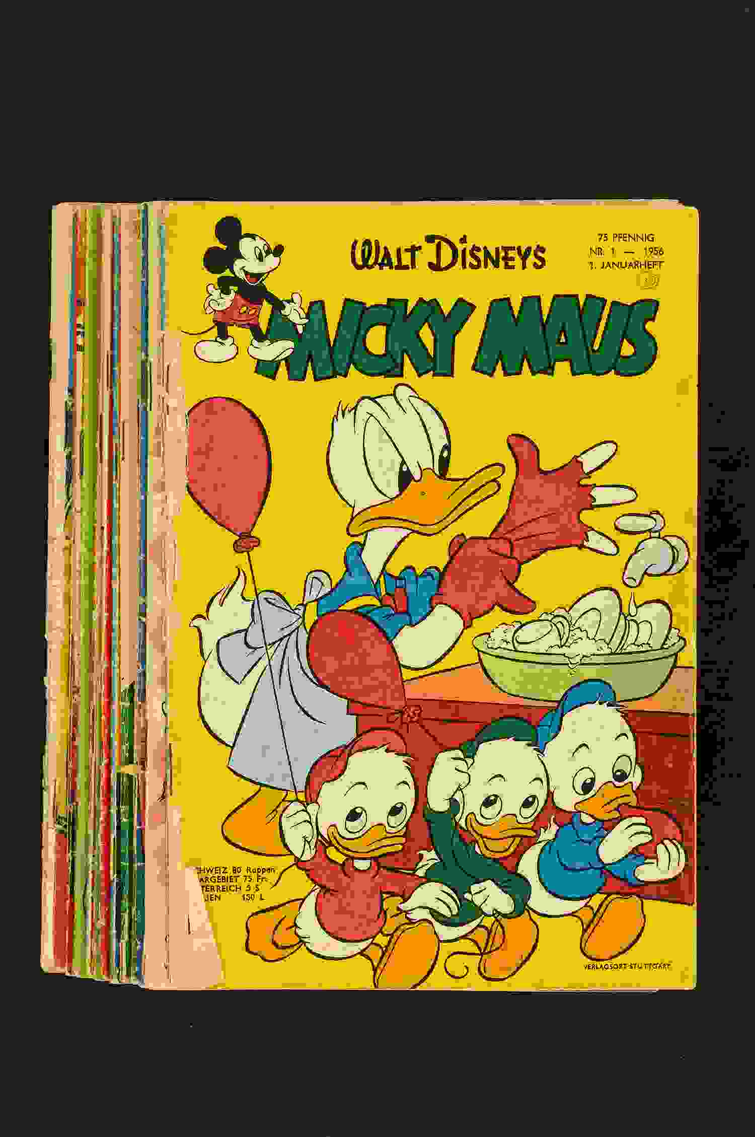 Micky Maus 50er Jahre Konv. 15 Hefte 