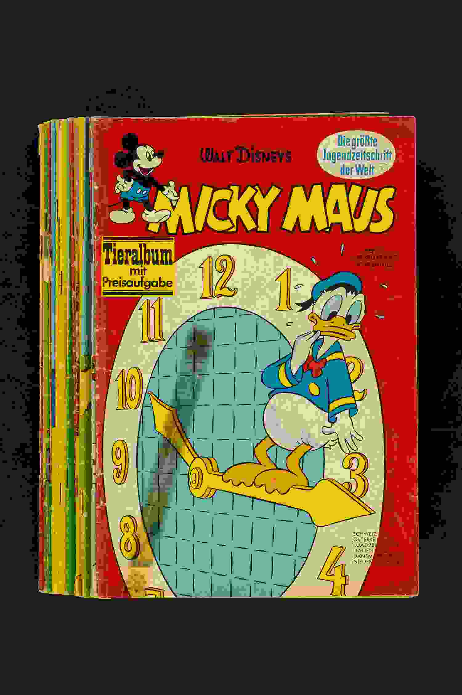 Micky Maus 1967/68/69 Konv. 18 Hefte 