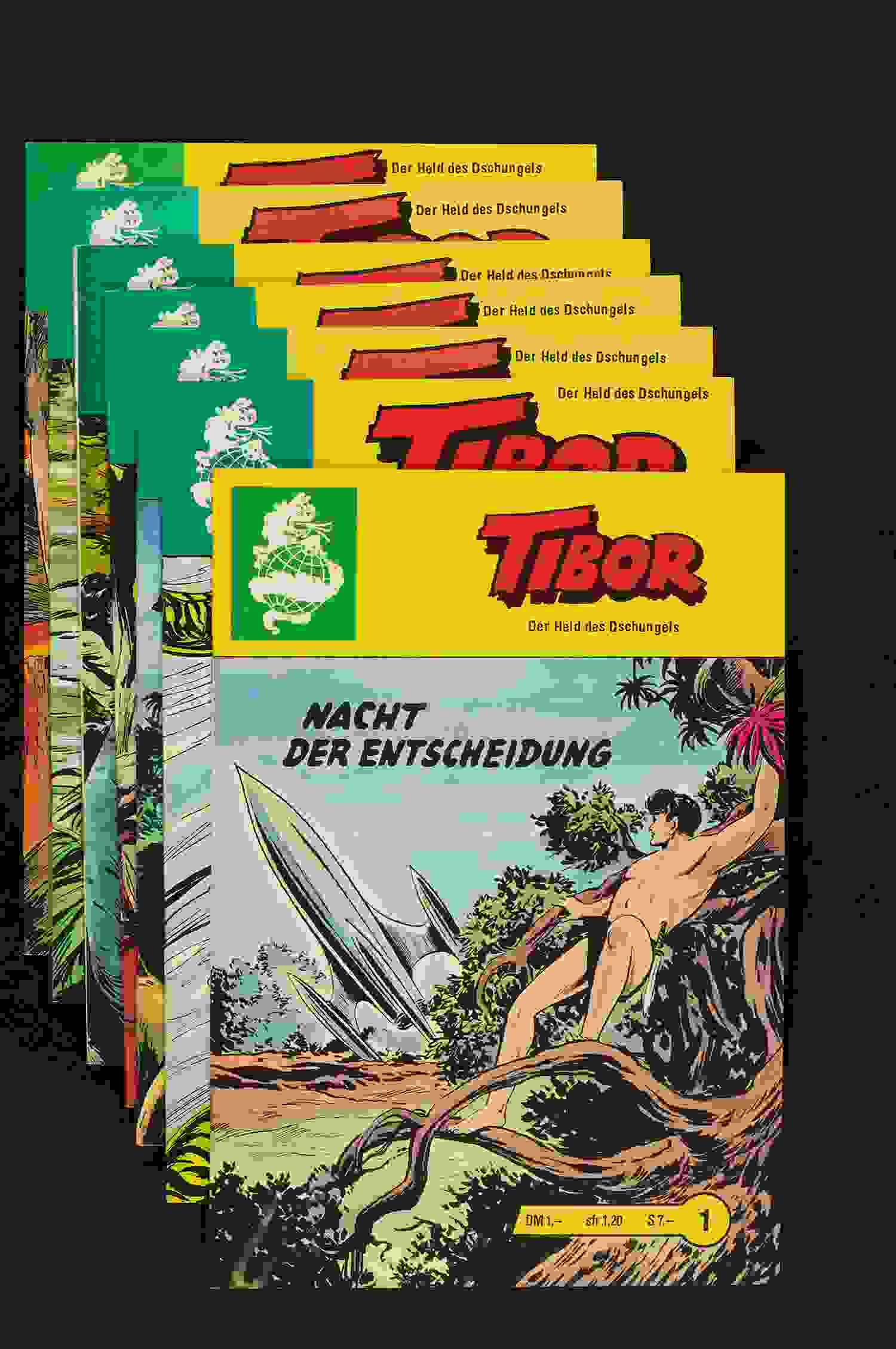 Tibor Gb. 1-7 komplett 