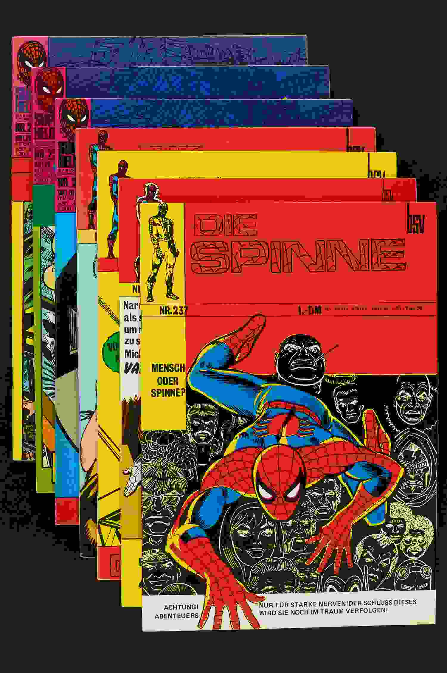 Hit Comic Konvolut 7 Spinne Hefte 