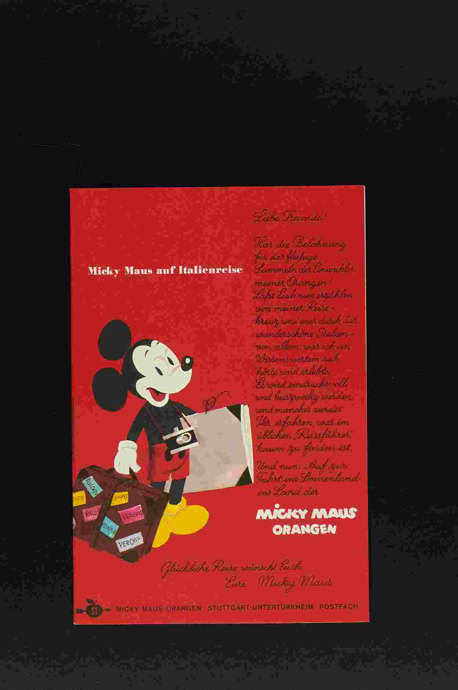 Micky Maus auf Italienreise 