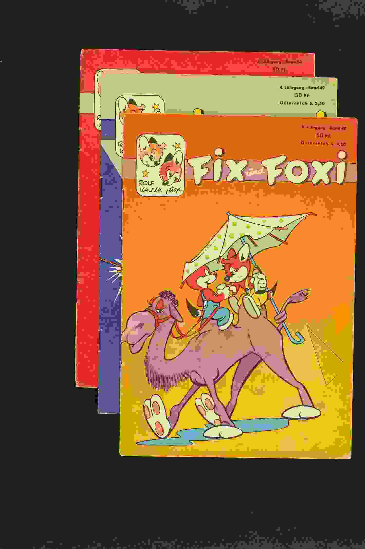 Fix und Foxi Konvolut 3 Hefte 