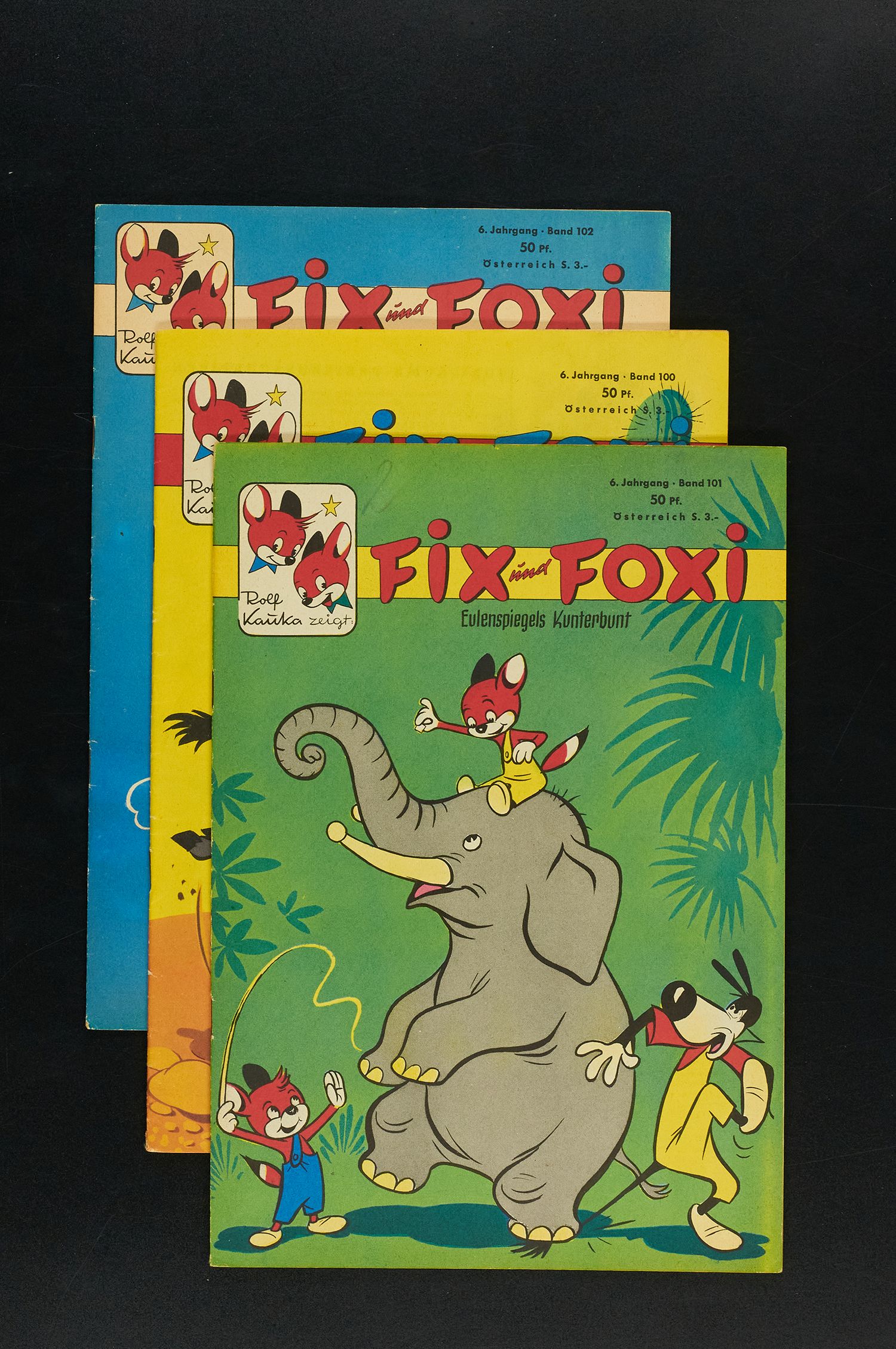 Fix und Foxi Konvolut 3 Hefte 
