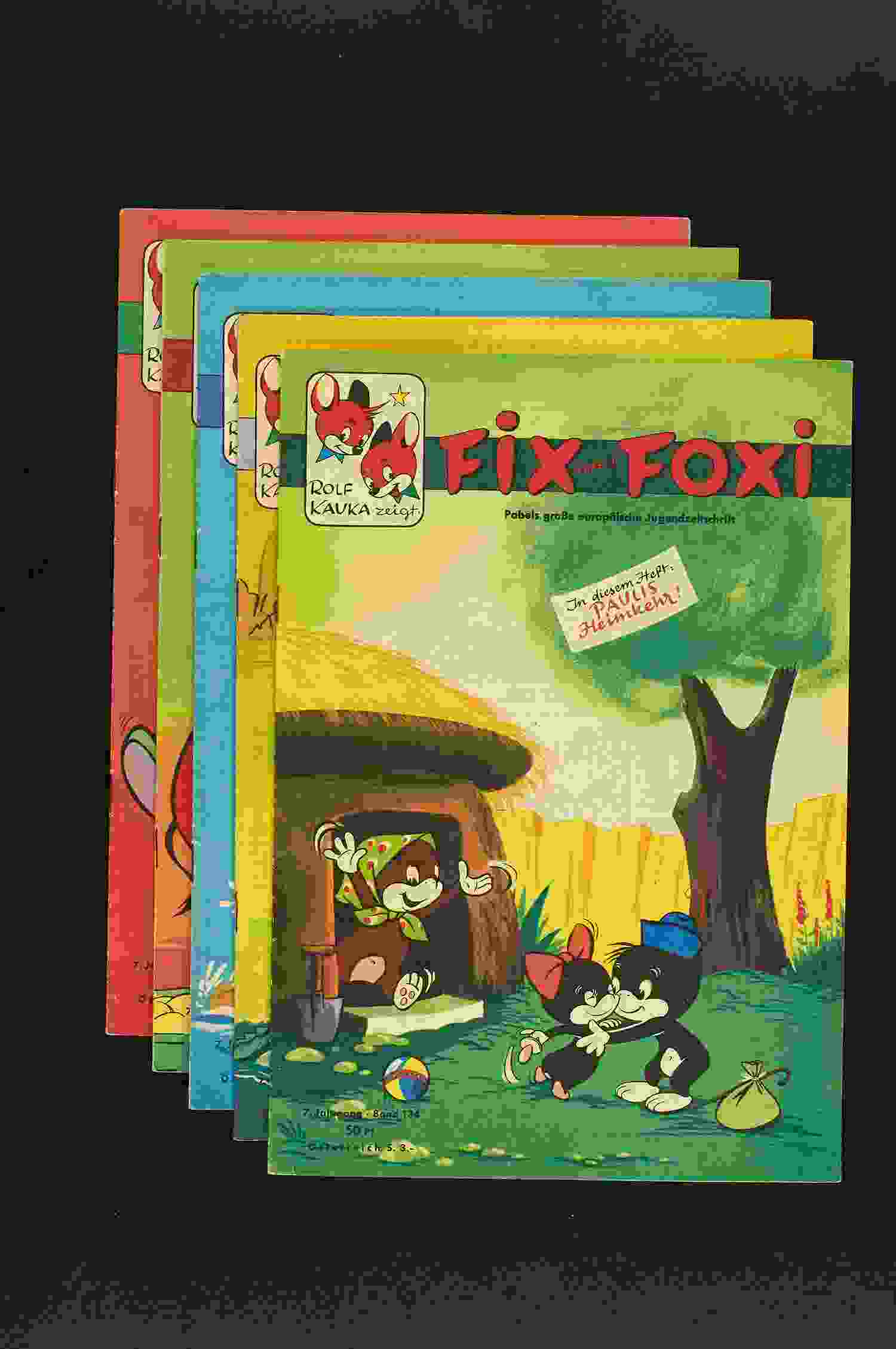 Fix und Foxi Konvolut 5 Hefte 