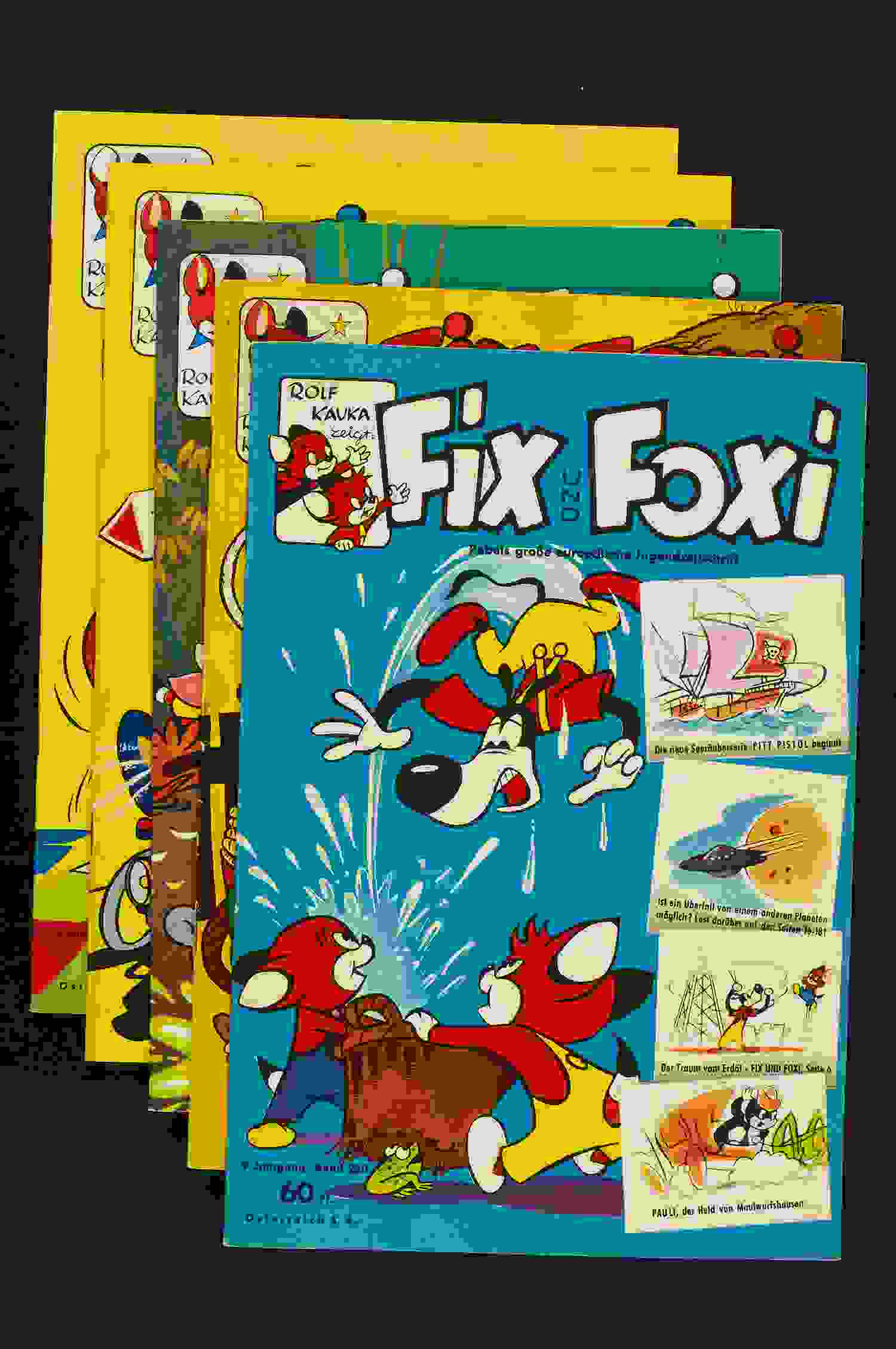 Fix und Foxi Konvolut 5 Hefte 