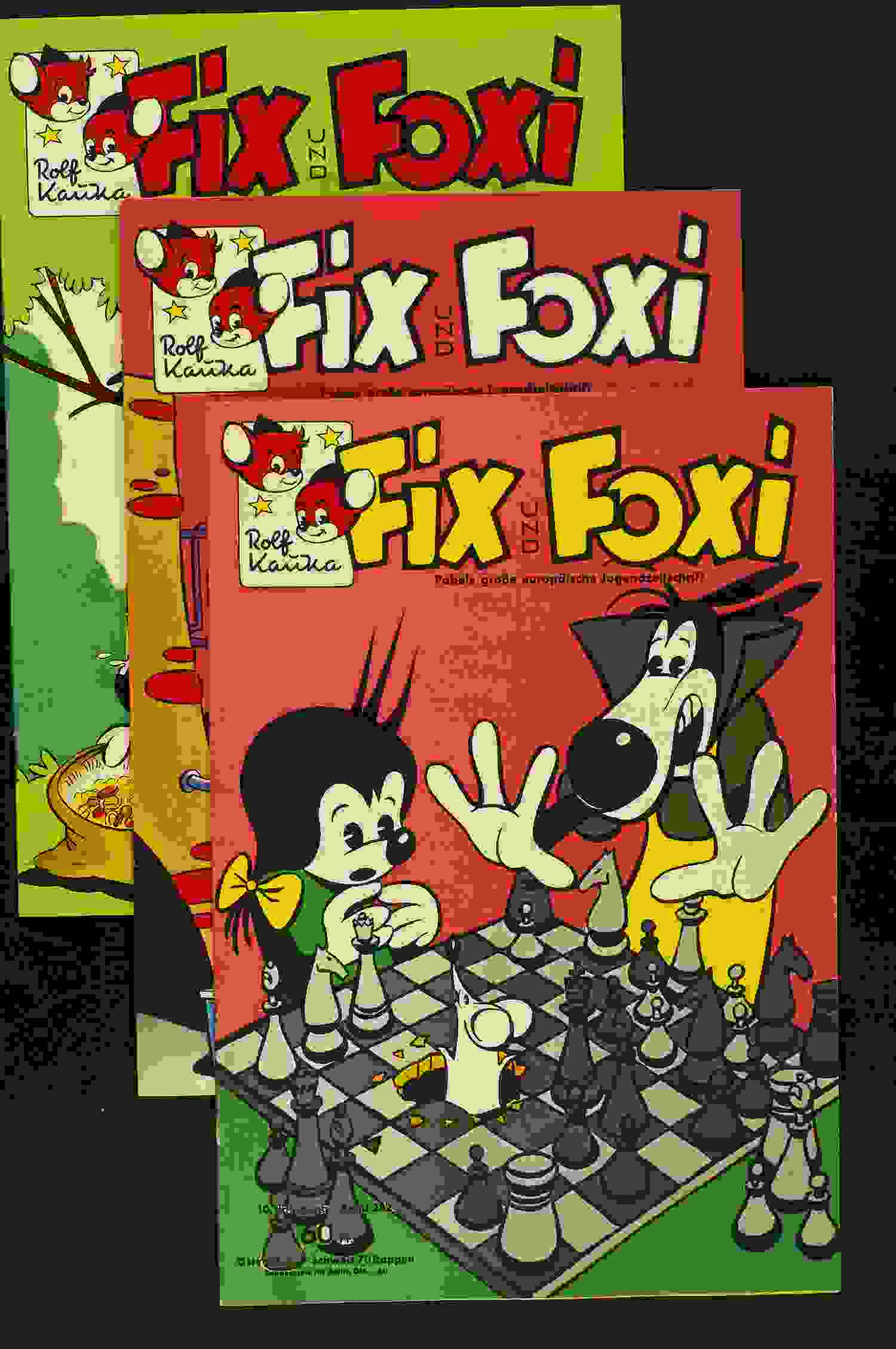 Fix und Foxi Konvolut 3 Hefte 